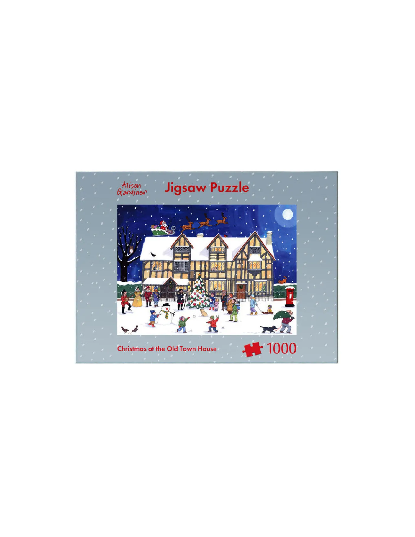 Christmas at the Old Town House Jigsaw Puzzle