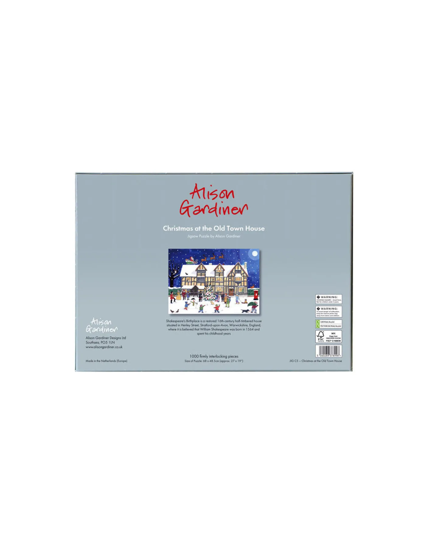 Christmas at the Old Town House Jigsaw Puzzle