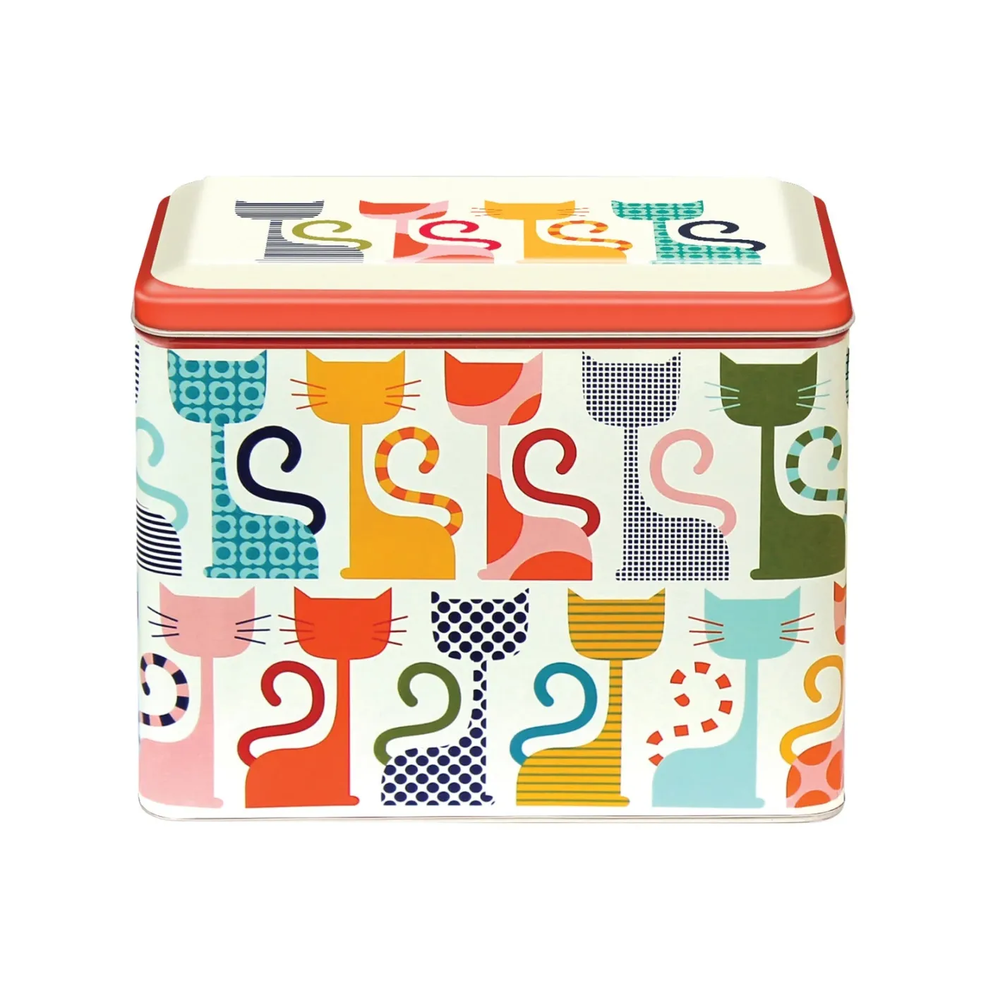 Kate Rhees Cats Large Hinged Caddy