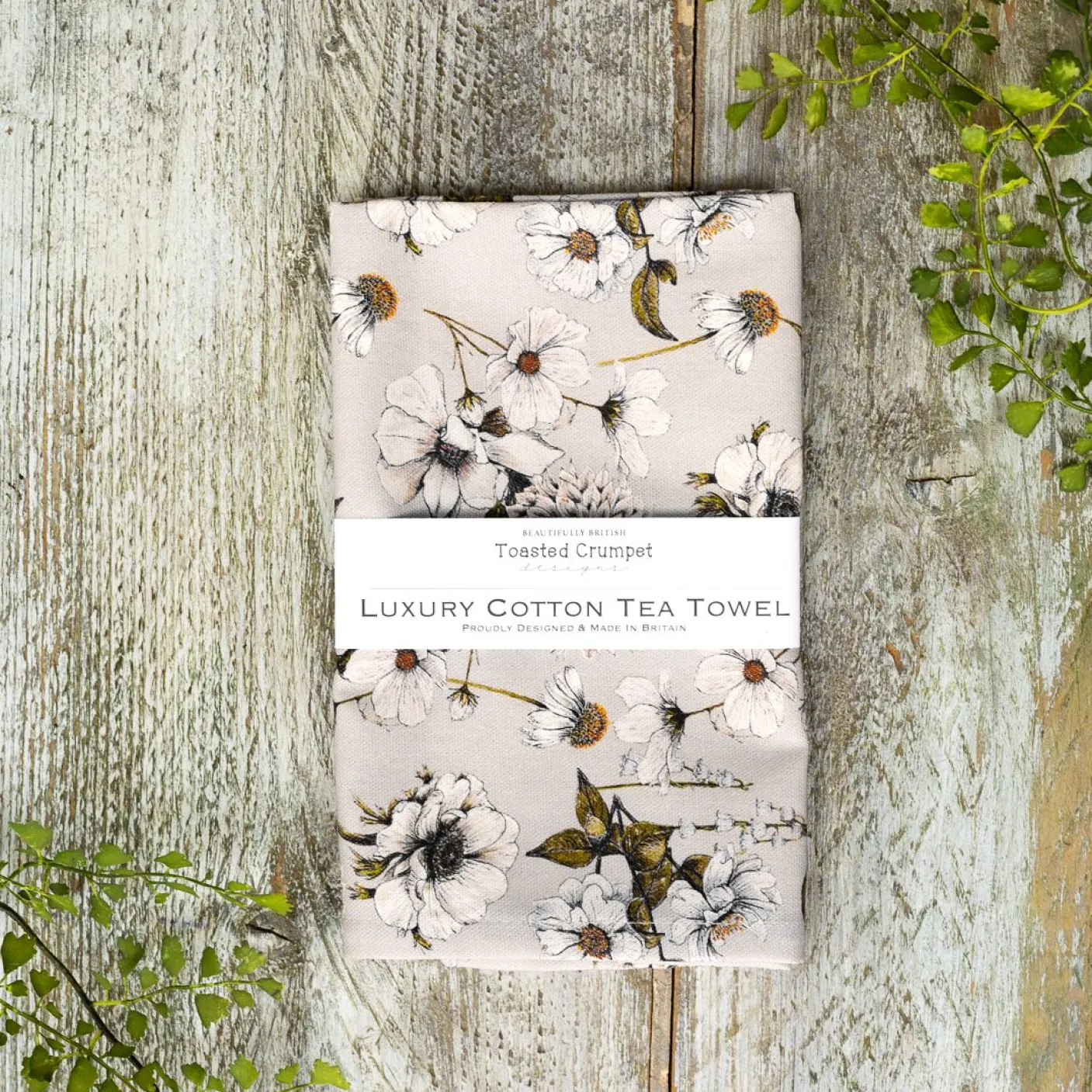 The Blanc Collection (Stone) Tea Towel