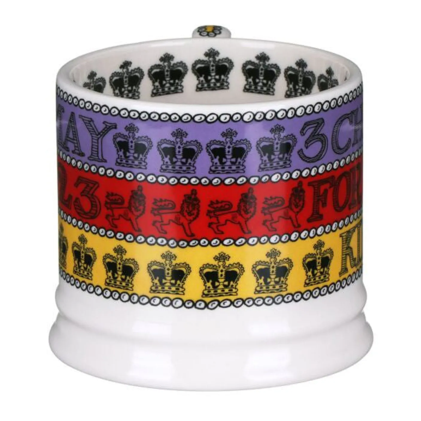 3 Cheers for King Charles III Small Mug