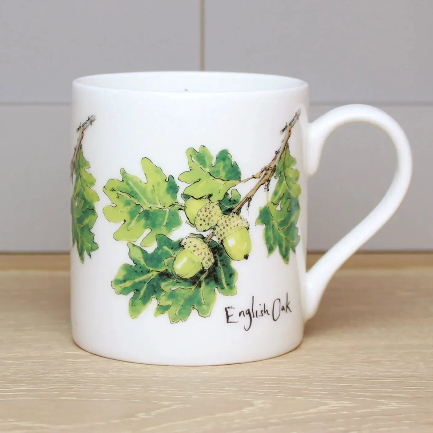 Out In The Fields English Oak Bone China Mug