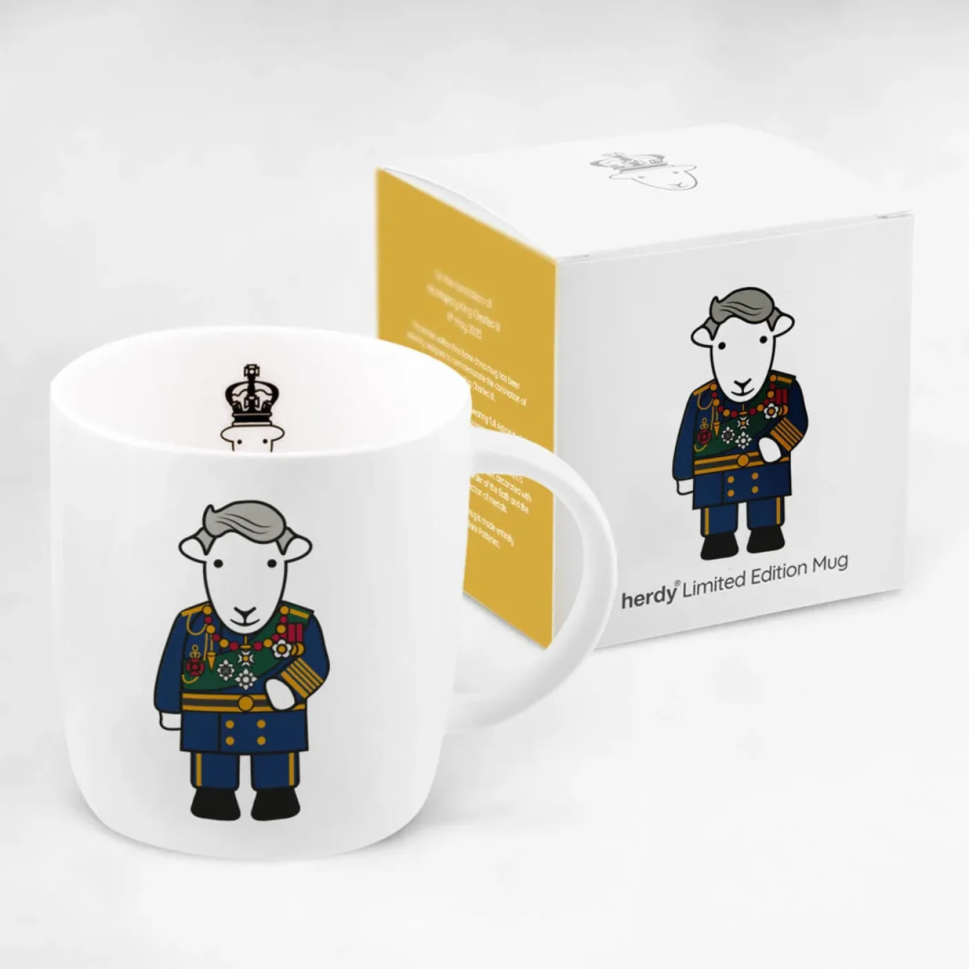 Herdy King Charles III Limited Edition Coronation Mug