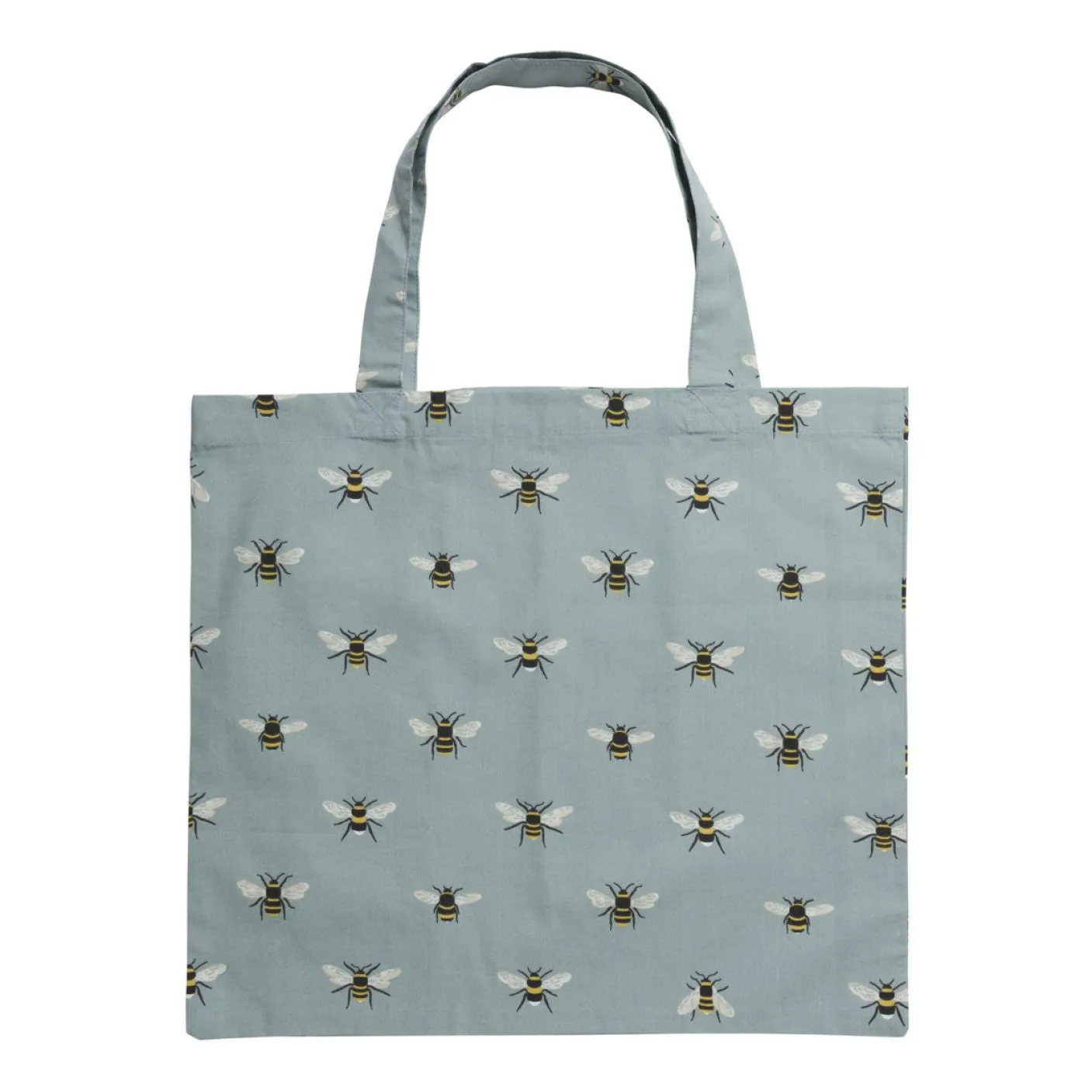 Bees Teal Folding Shopping Bag