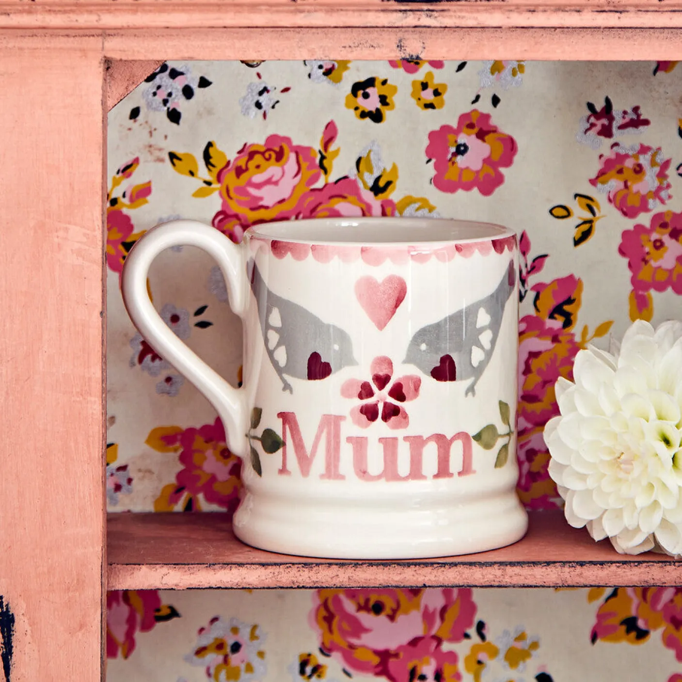 Lovebirds Mum 1/2 Pint Mug