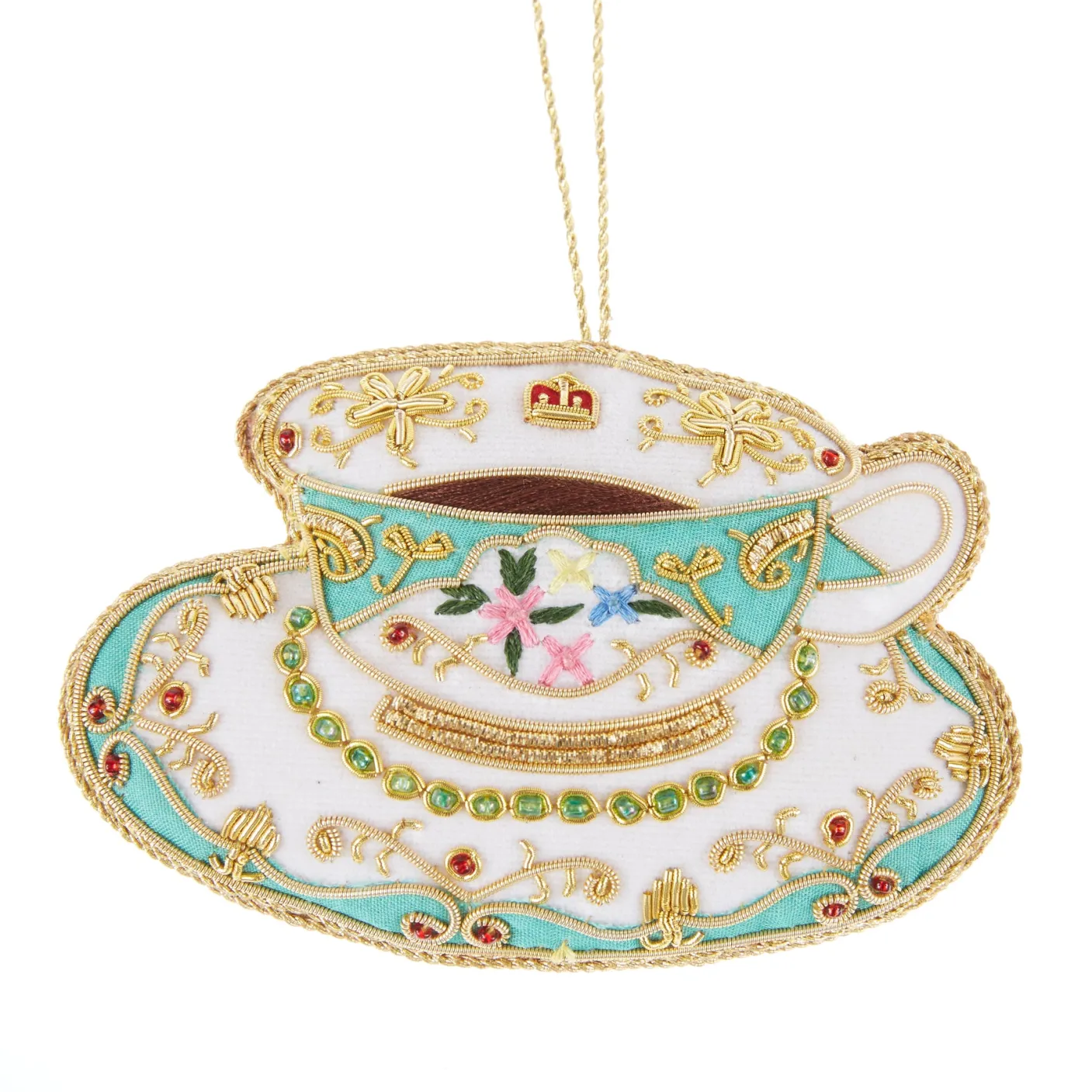 Eau de Nil Teacup Decoration by Tinker Tailor London