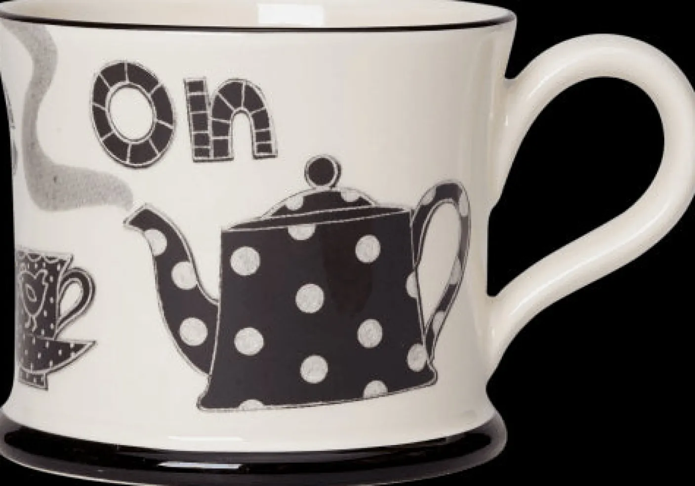 Put Kettle on Mug by Moorland Pottery