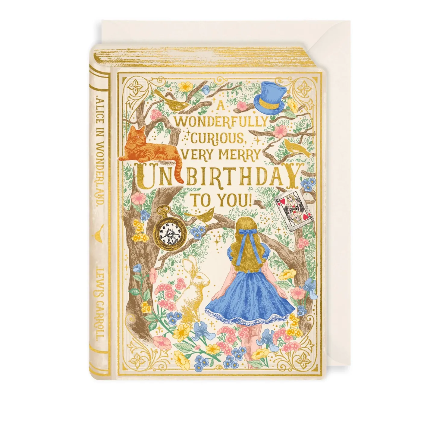 Storybook Alice in Wonderland Greeting Card