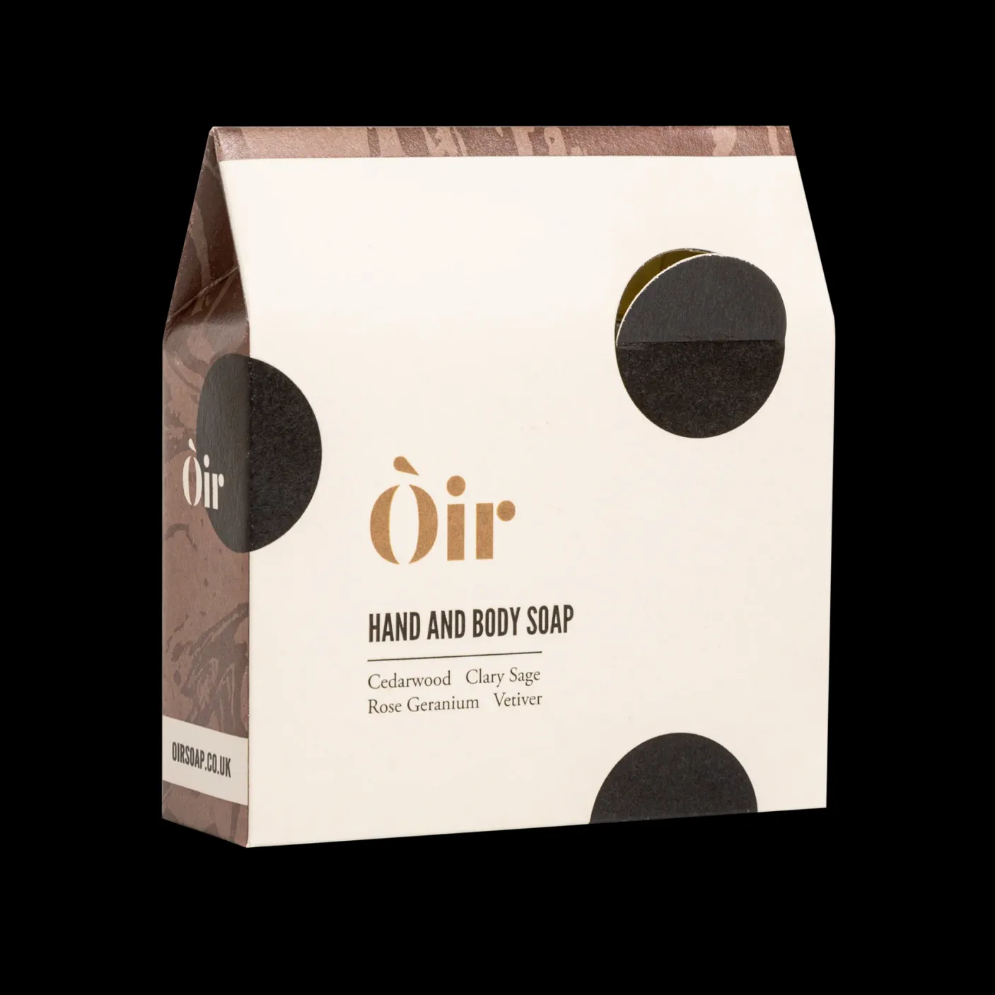 Òir Cedarwood, Clary Sage, Rose Geranium, Vetiver Luxury Hand & Body Soap