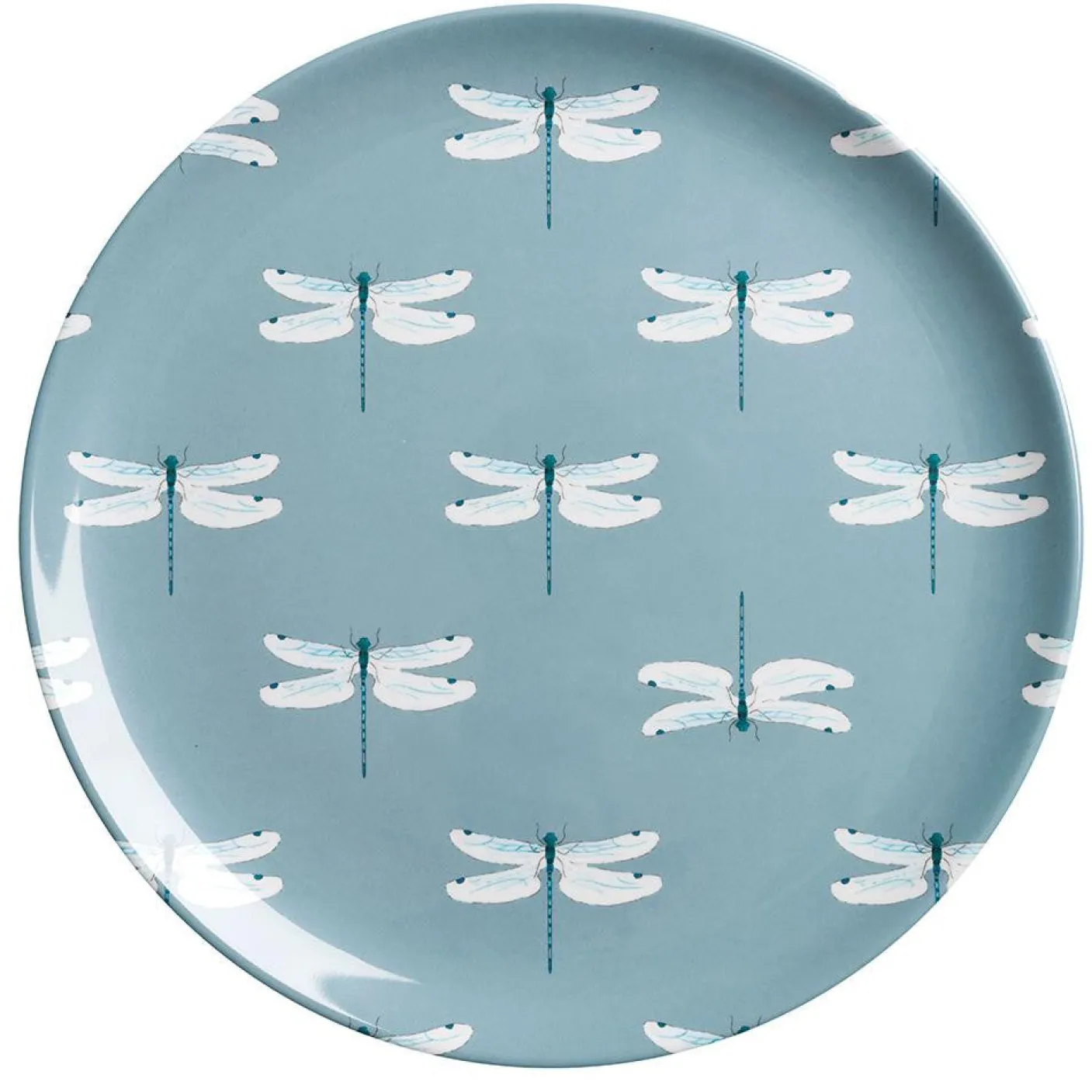 Dragonfly Melamine Dinner Plate
