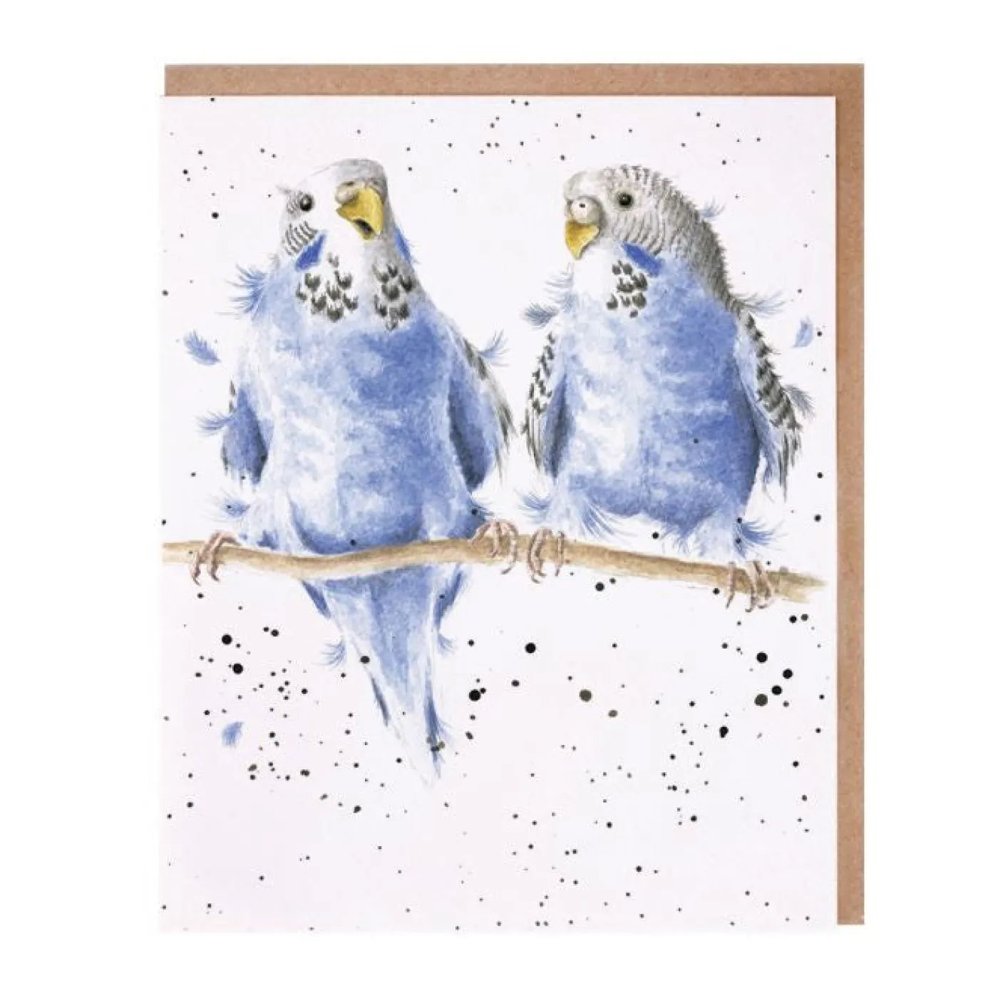 'Date Night' Budgie Greetings Card
