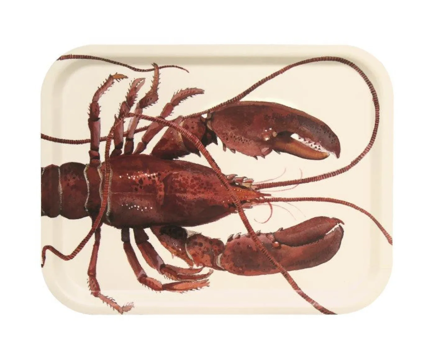 Lobster Rectangular Birch Tray
