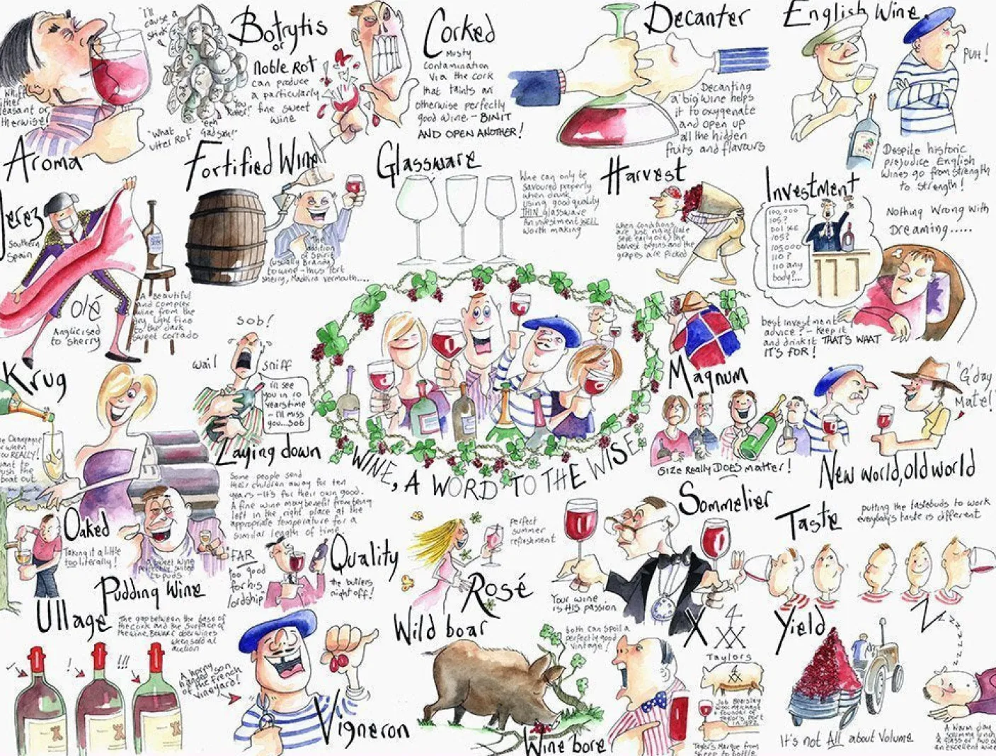 Wine 1000 Piece Jigsaw Puzzle