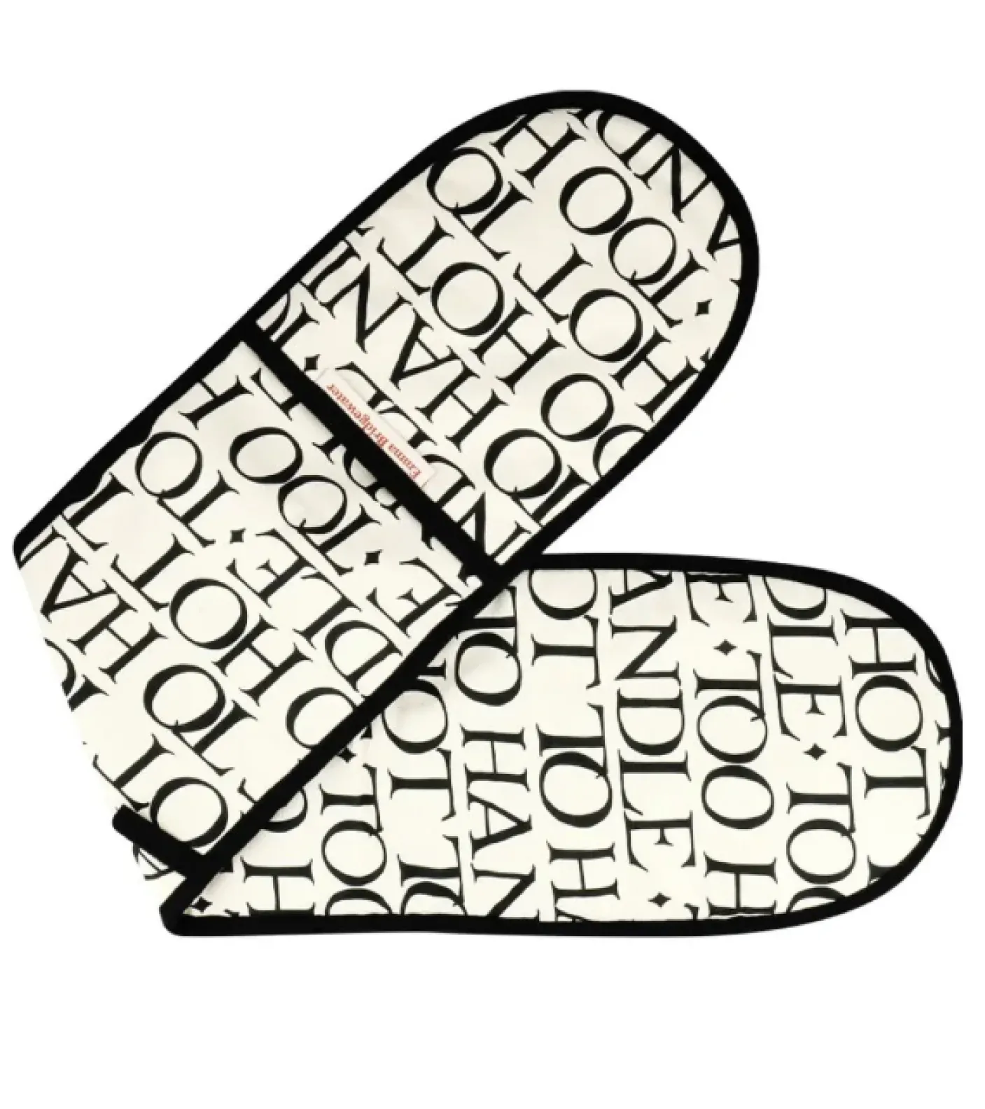 Black Toast Oven Glove & Tea Towel Set