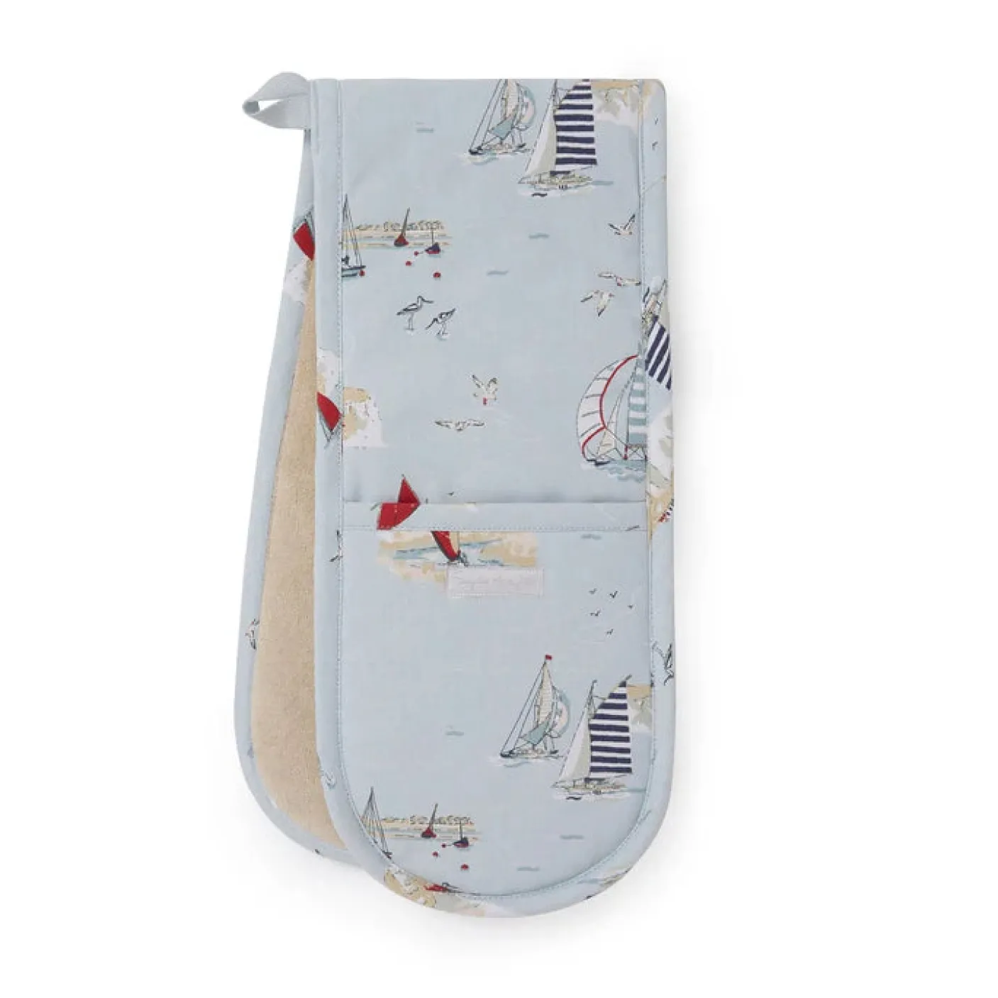 Coastal Boats Double Oven Glove
