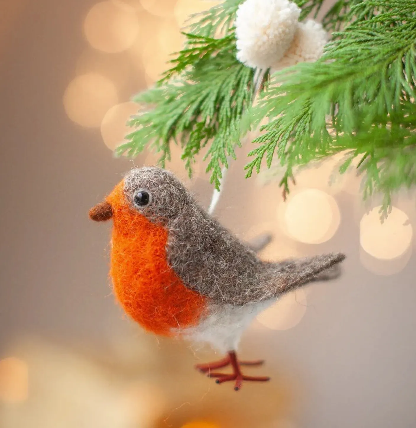 Robin the Robin Felt Christmas Decoration