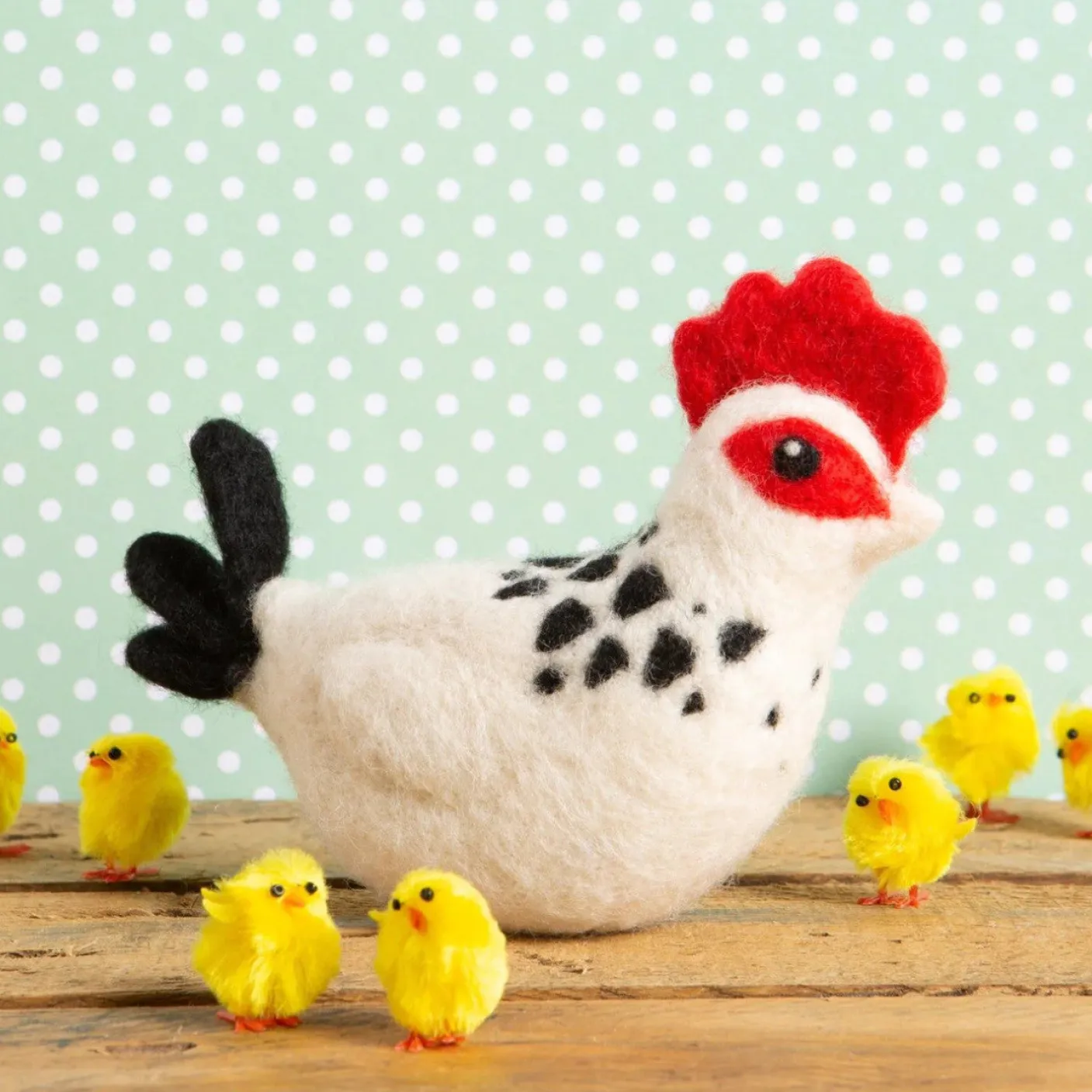 Sussex Chicken Needle Felting Kit