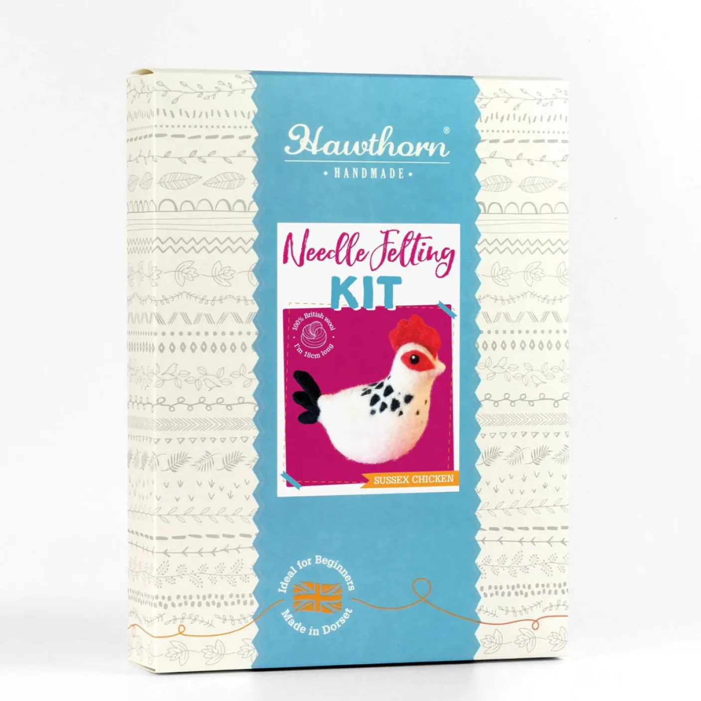 Sussex Chicken Needle Felting Kit