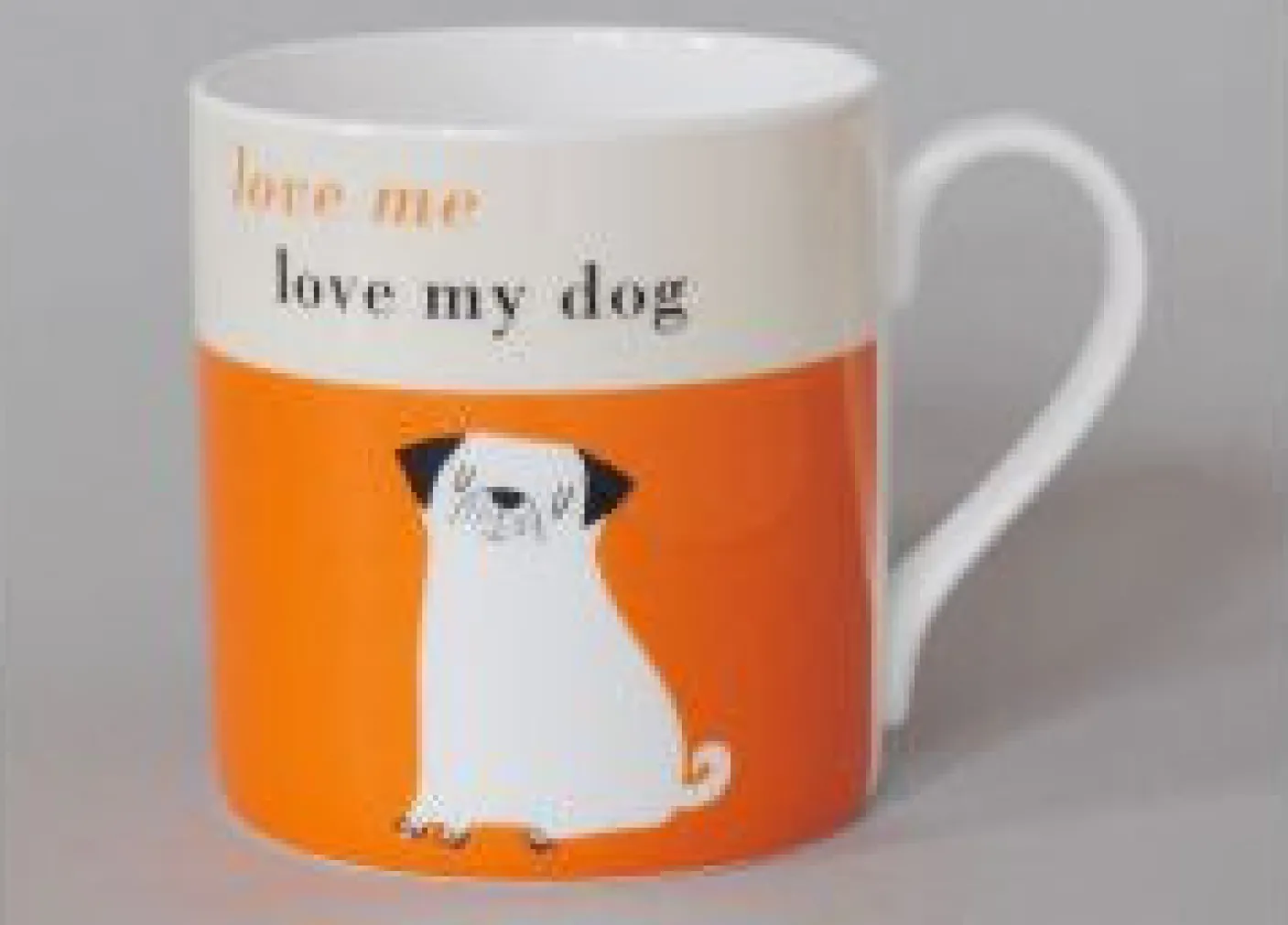 Happiness Pup Orange Mug