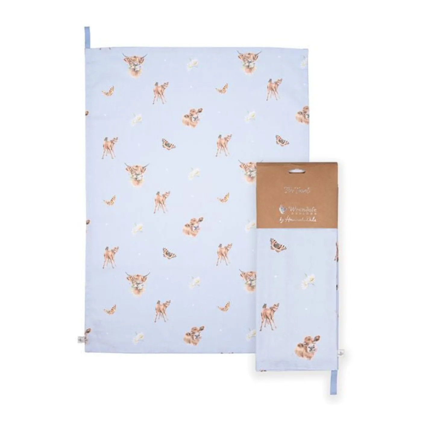 'Farmyard Friends' Farmyard Animal Tea Towel