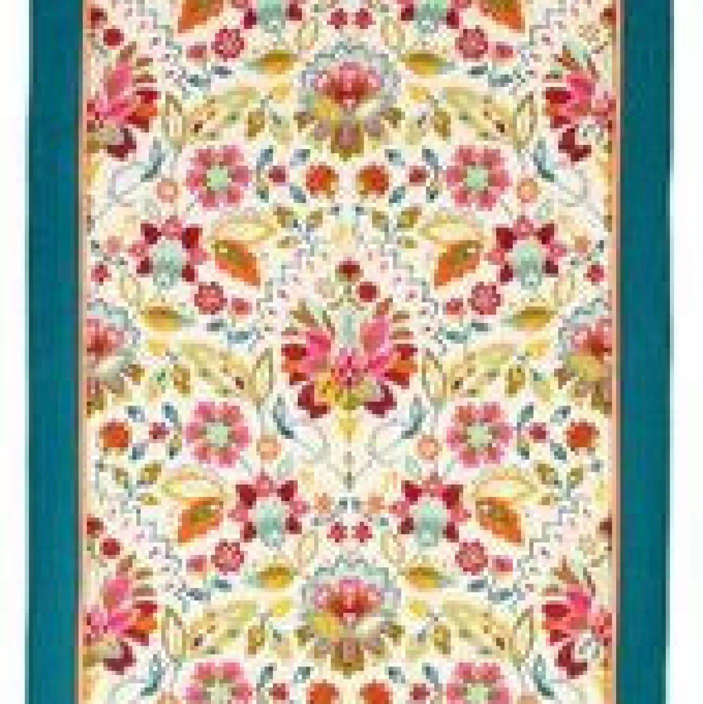 Bountiful Floral Cotton Tea Towel