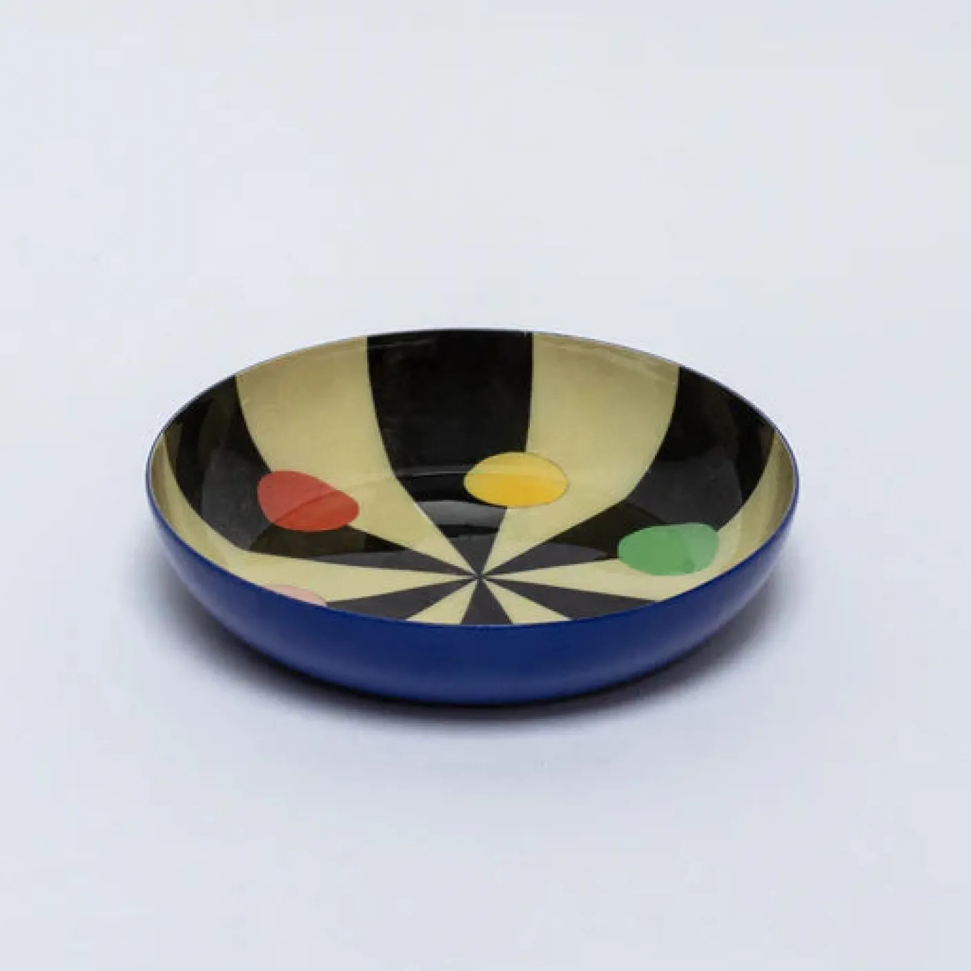 Benson's Colour Hexagon Round Enamel Printed Tray