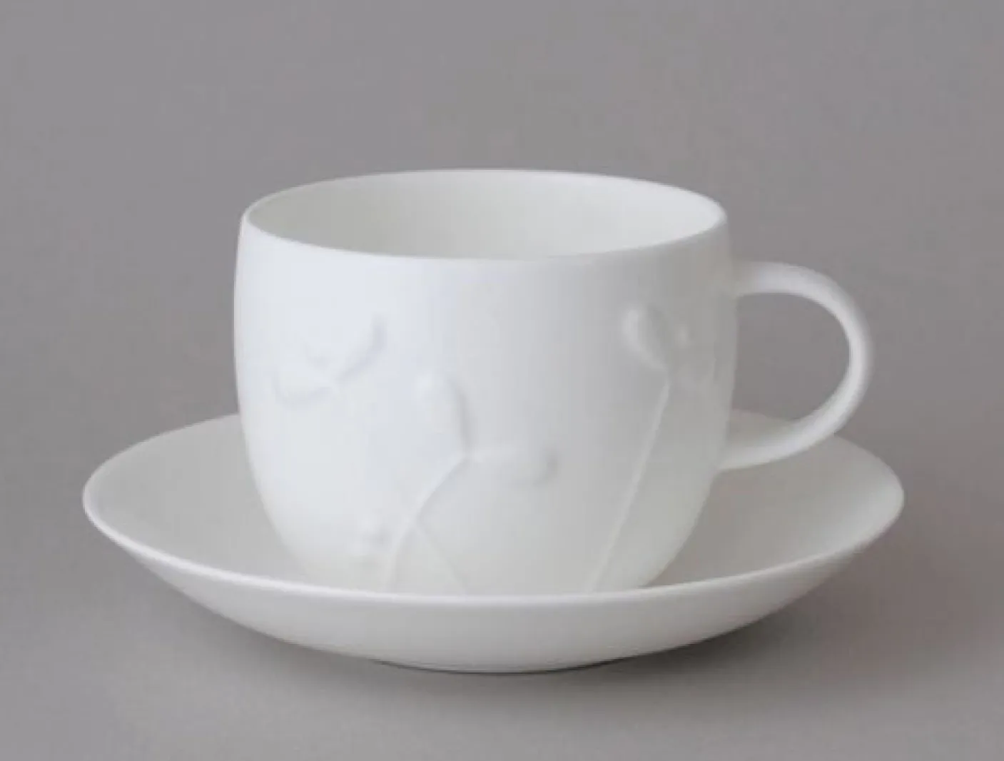 Plum Cress Teacup & Saucer