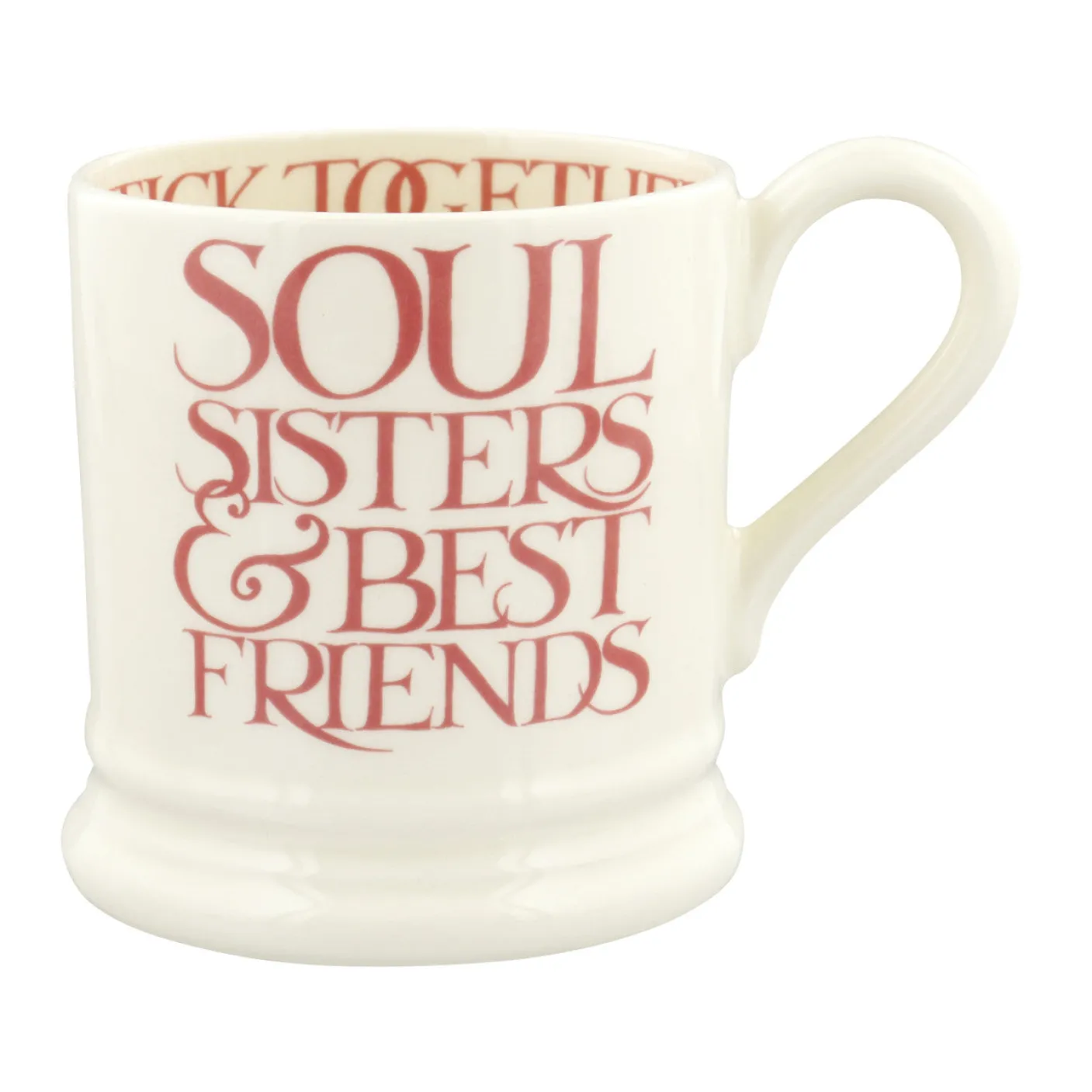Pink Toast Soul Sisters 1/2 Pint Mug