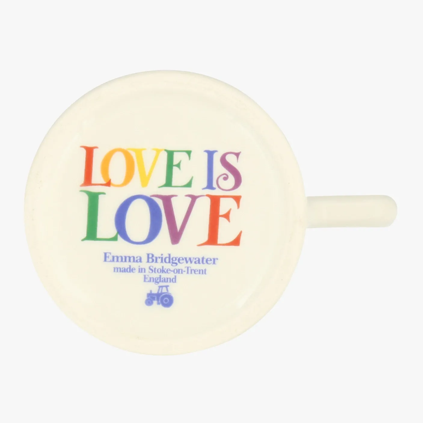 Rainbow Toast Love is Love 1/2 Pint Mug