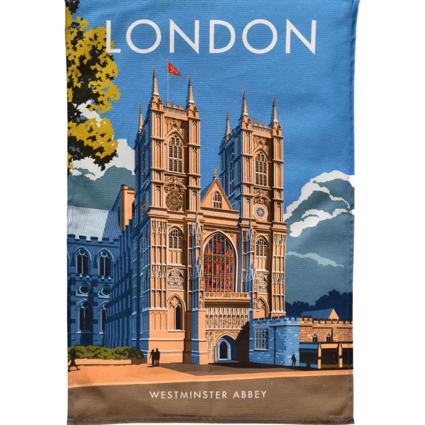 London Westminster Abbey Tea Towel