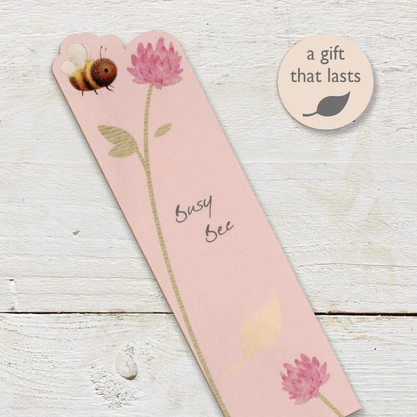 Busy Bee Wooden Book Mark
