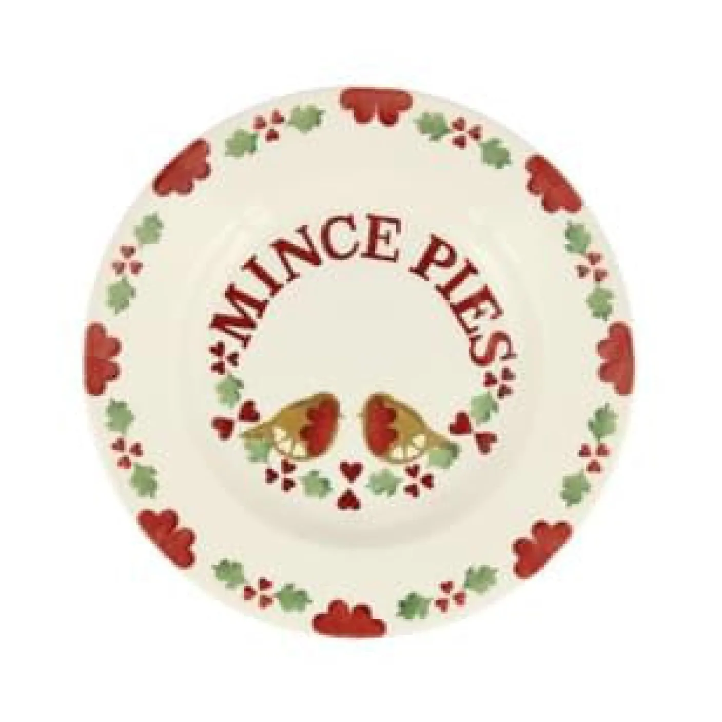 Christmas Joy Mince Pies 8 1/2 inch plate