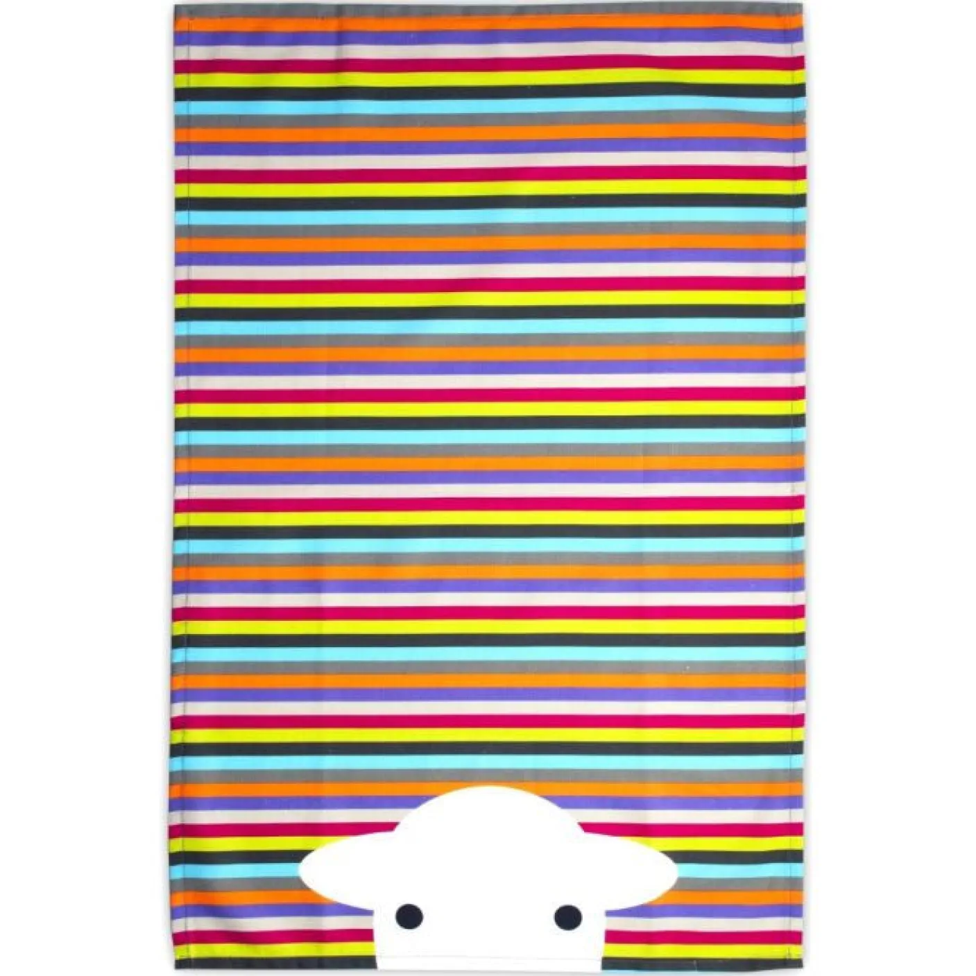 Herdy Peep Stripe Cotton Tea Towel