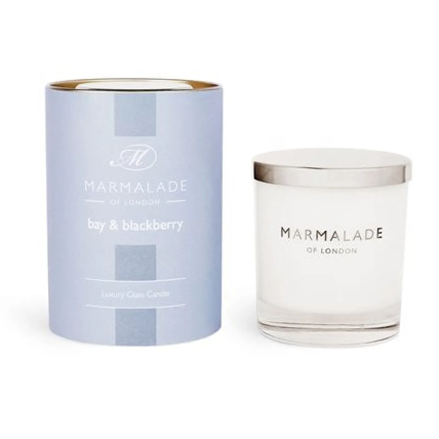 Bay and Blackberry Glass Candle