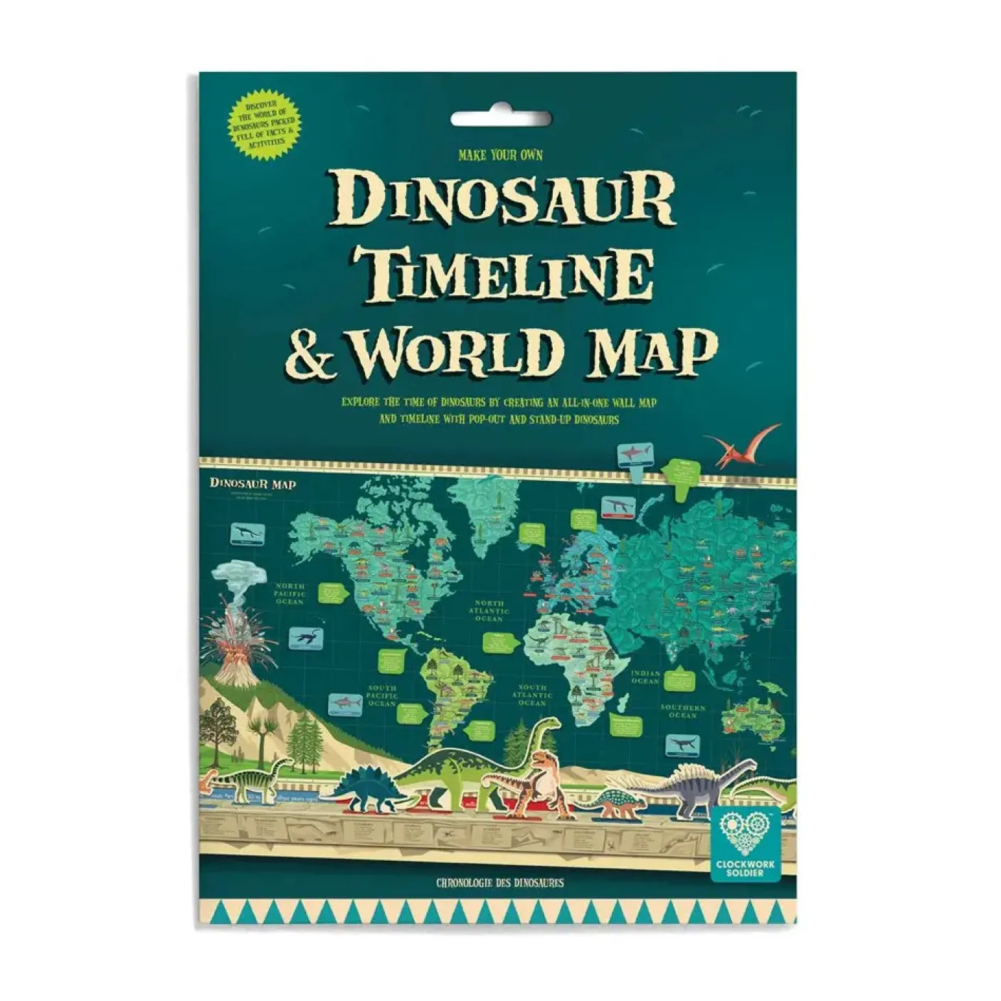 Make Your Own Dinosaur Timeline & World Map by Clockwork Soldier