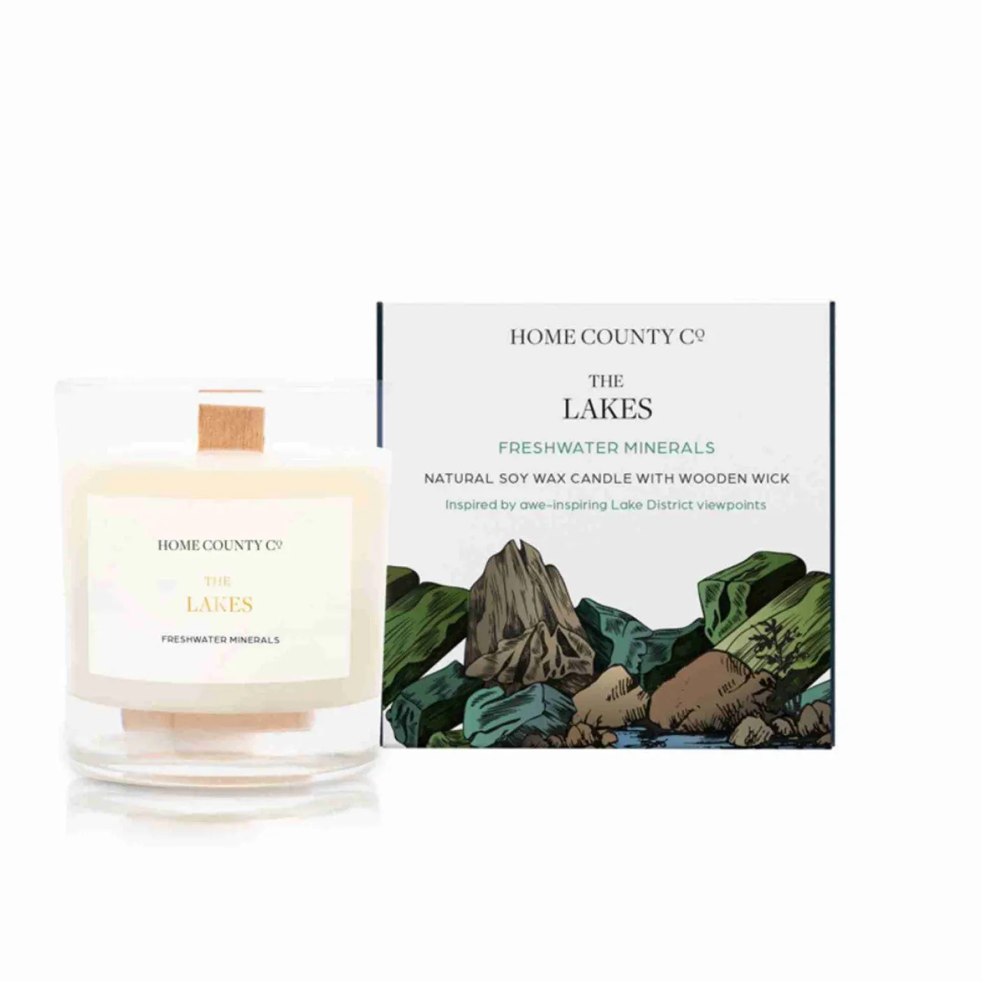 The Lakes Freshwater Minerals Candle