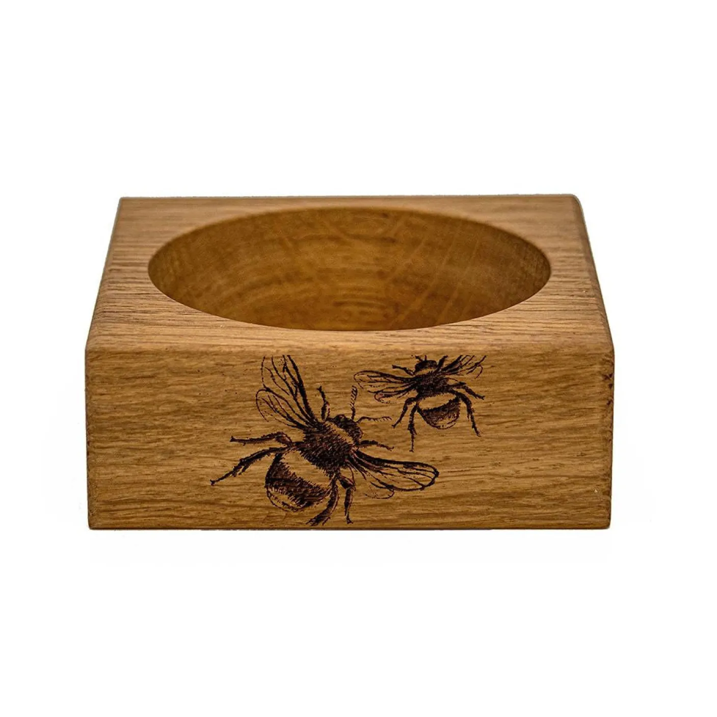 Bee Oak Wine Bottle Coaster