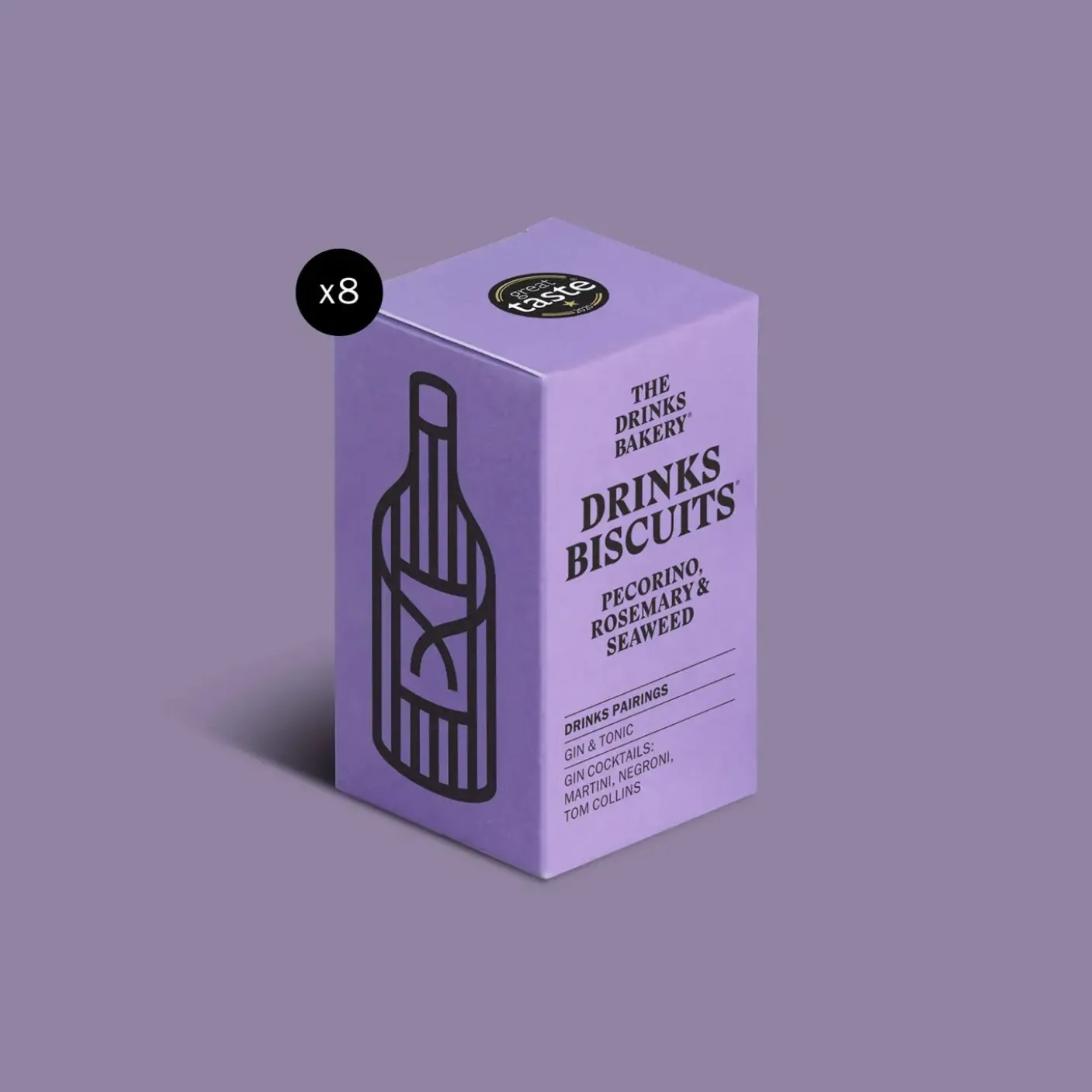 Pecorino, Rosemary and Seaweed Drinks Biscuits 36g