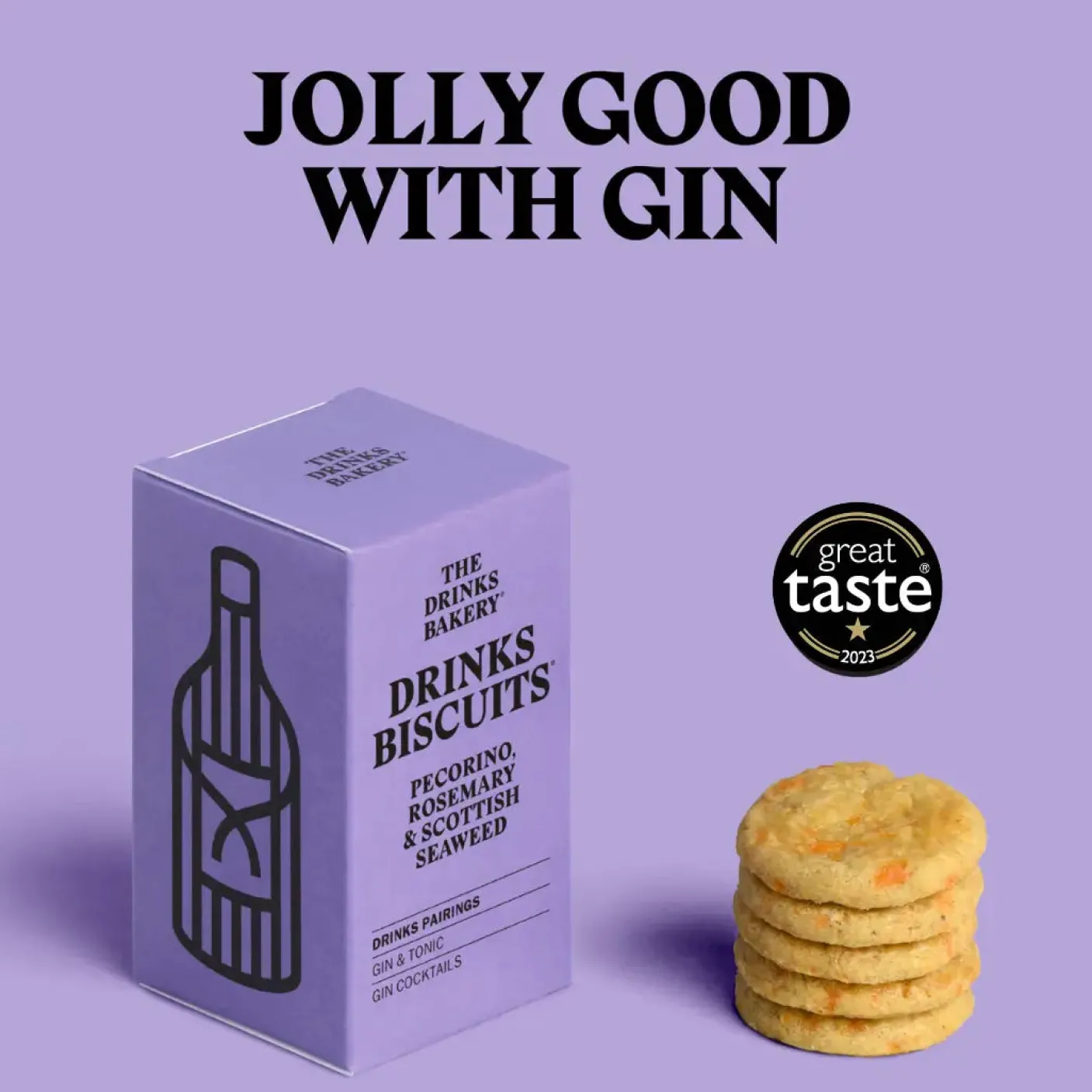 Pecorino, Rosemary and Seaweed Drinks Biscuits 36g