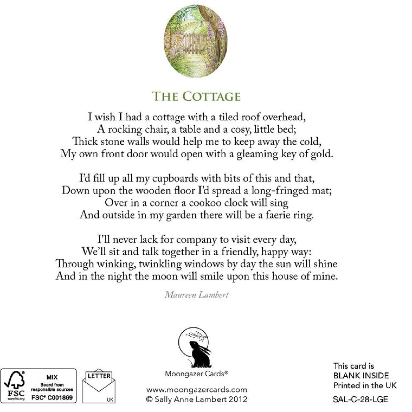 Cottage Garden Faeries Greeting Card