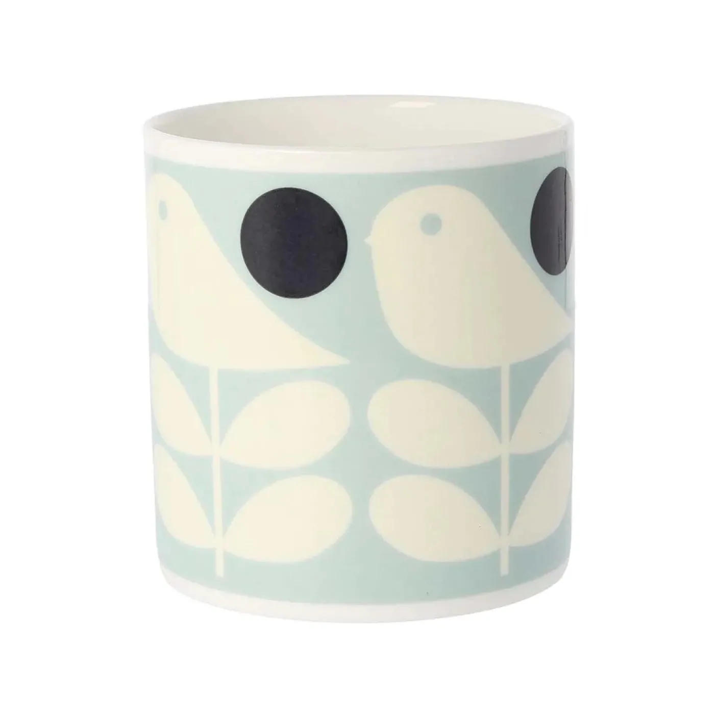 Orla Kiely Early Bird Light Blue Bone China Mug