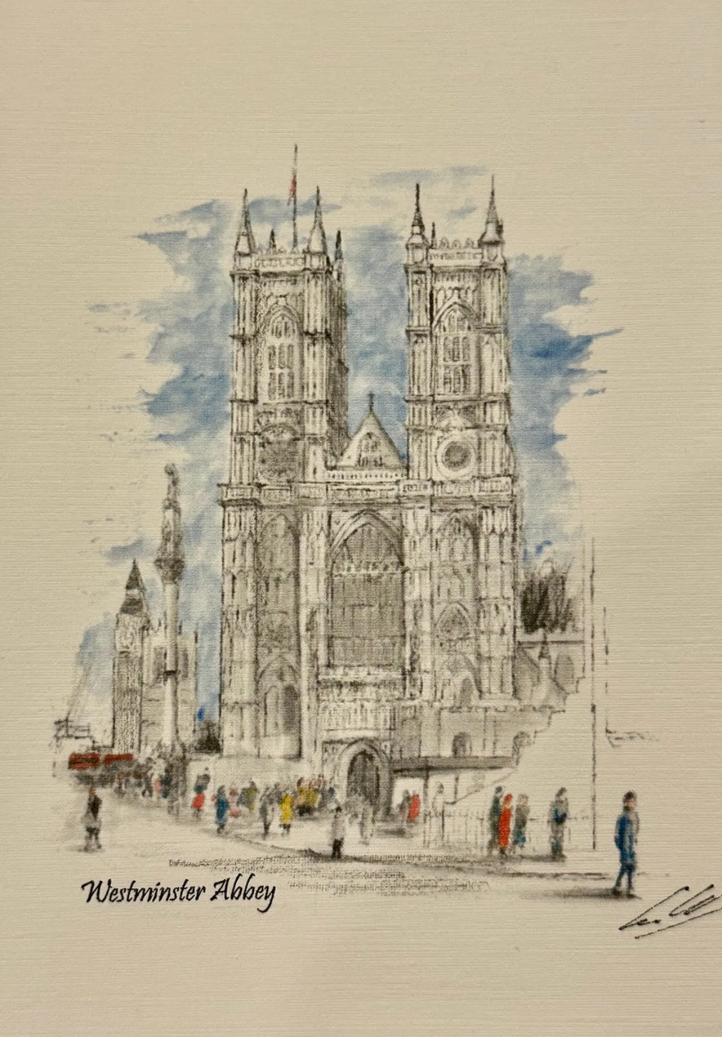 Westminster Abbey Card