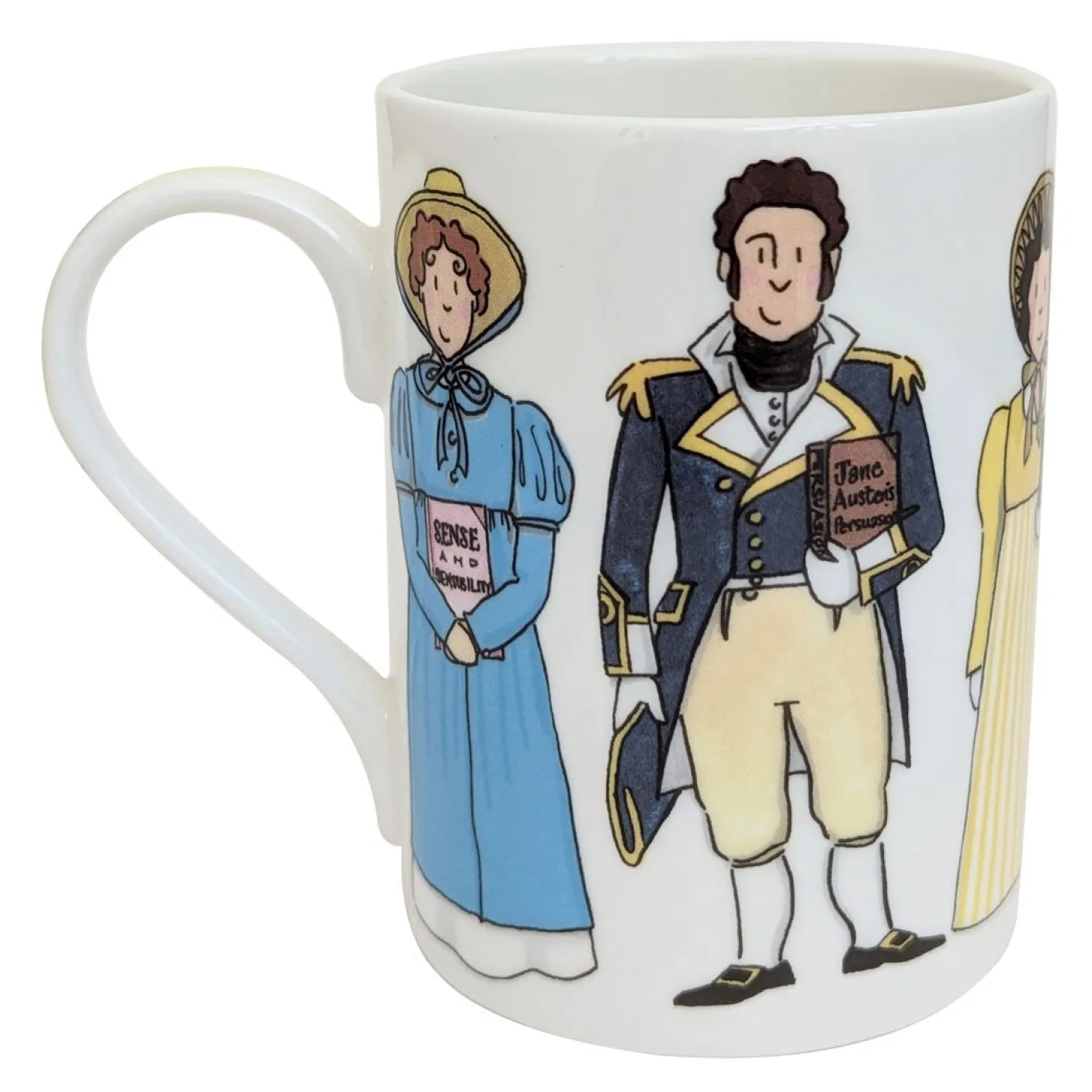 Jane Austen Characters Mug Boxed