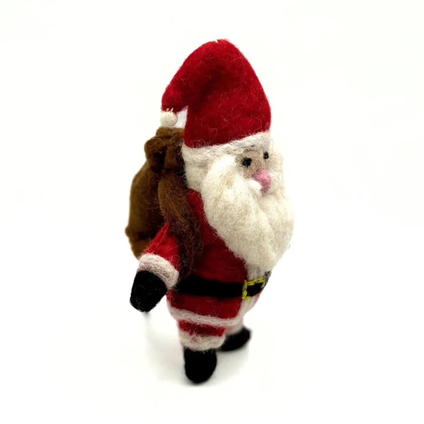 Father Christmas with Sack Felt Decoration