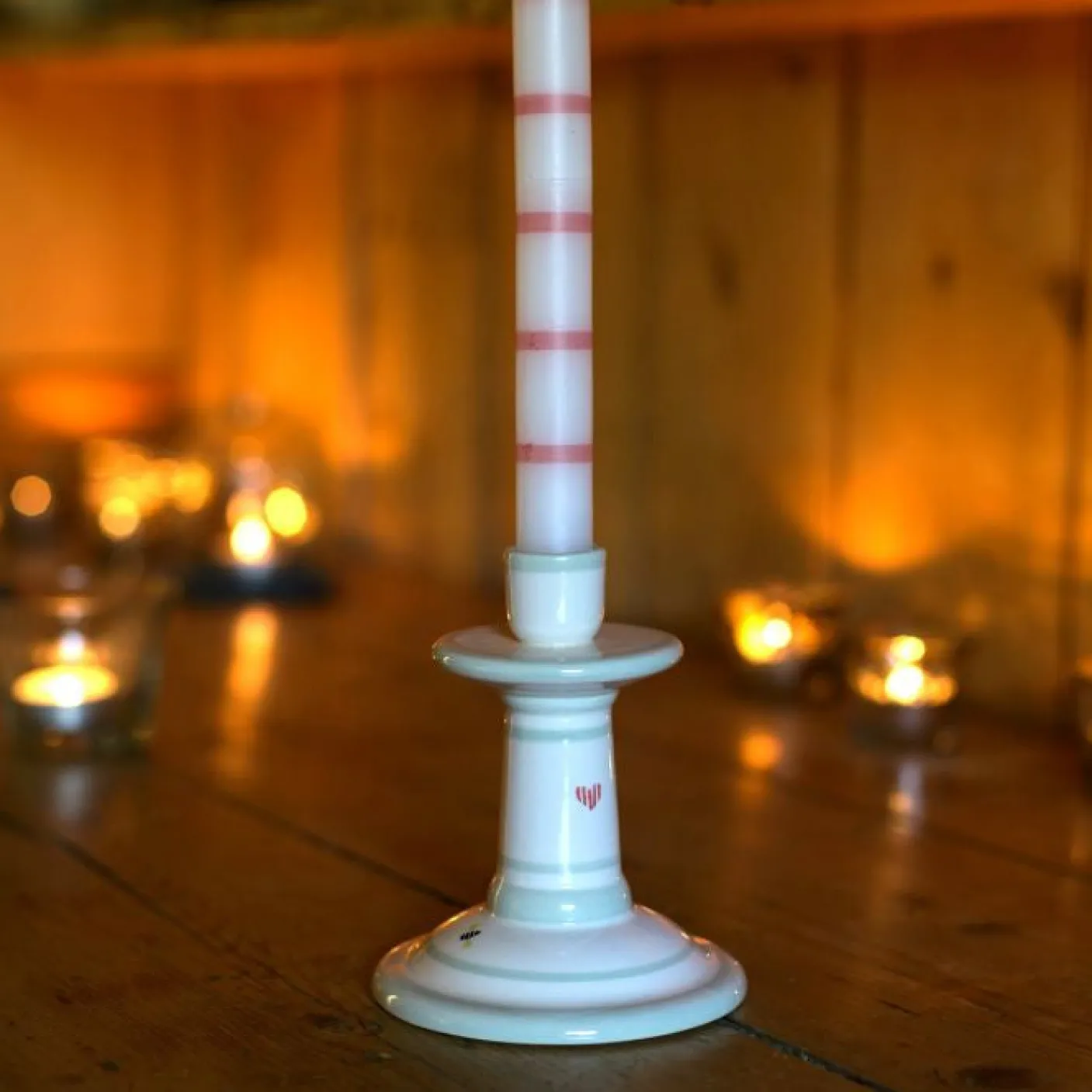 Honey Bees Small Candlestick