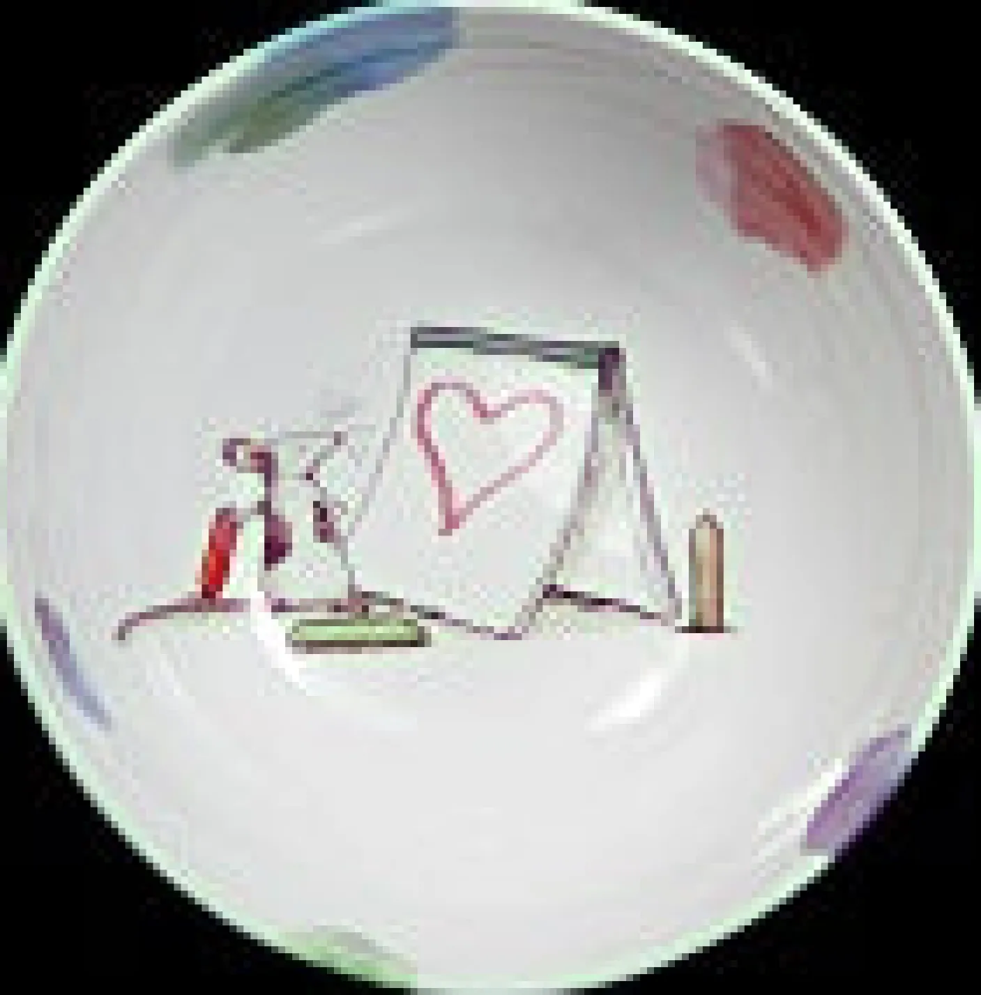 Art of Love Medium Bone China Bowl