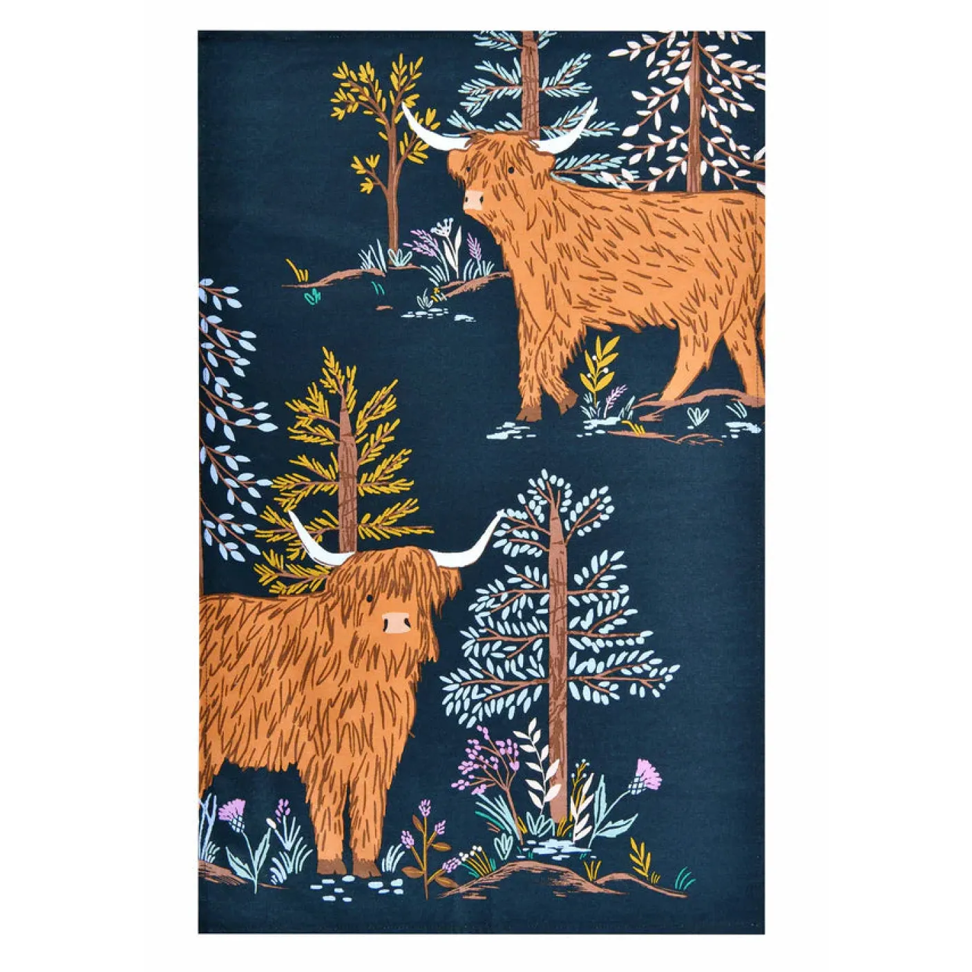 Connie the Cow Cotton Tea Towel