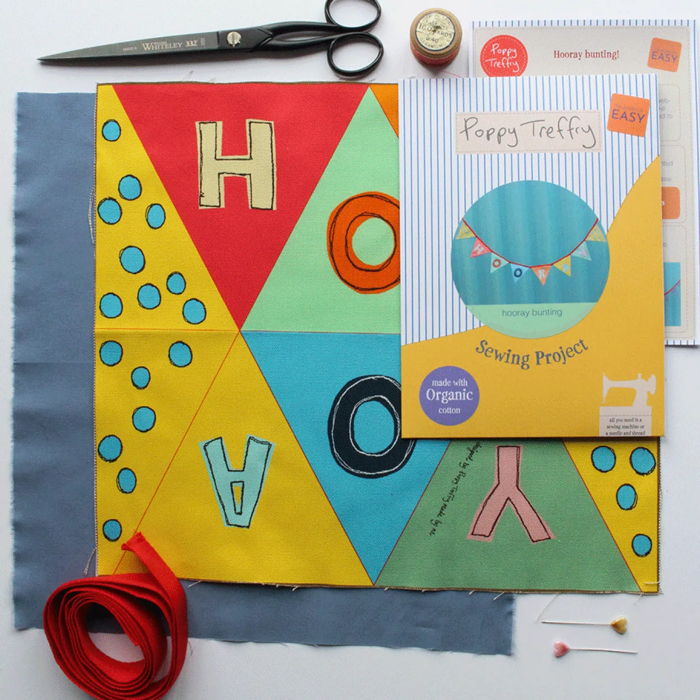 Hooray Bunting Sewing Project