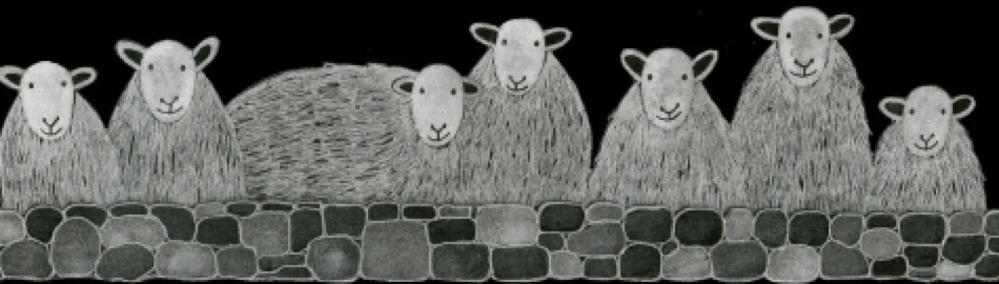 Herdwick Sheep Mug by Moorland Pottery