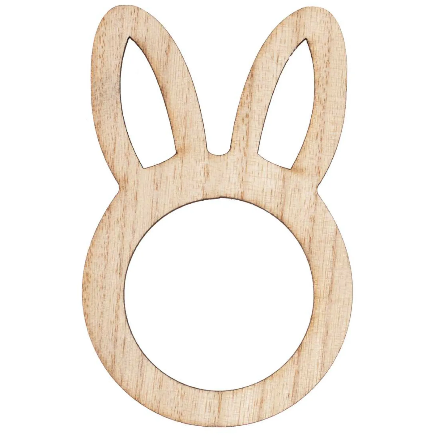 Wooden Easter Bunny Napkin Rings